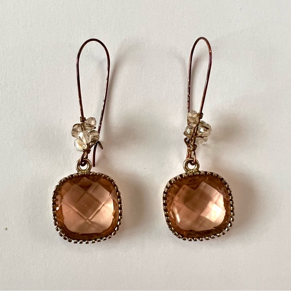 Dangly stone earrings from Anthropologie